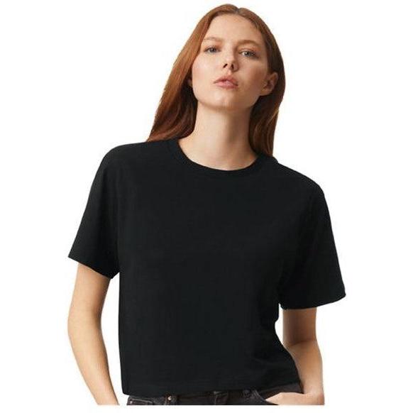 no-logo American Apparel Ladies Fine Jersey Boxy Tee-Apparel-American Apparel-Thread Logic