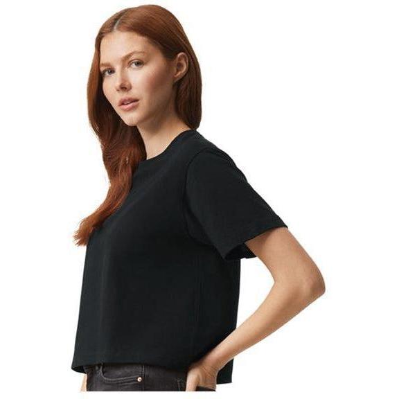 no-logo American Apparel Ladies Fine Jersey Boxy Tee-Apparel-American Apparel-Thread Logic