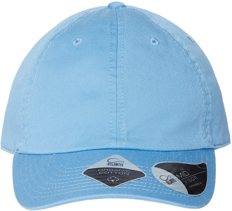 Atlantis Headwear Sustainable Dad Hat-Apparel-Atlantis Headwear-Columbia Blue-Adjustable-Thread Logic 