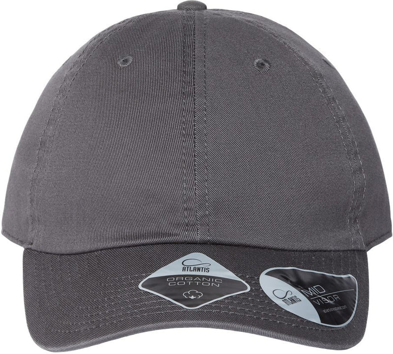 Atlantis Headwear Sustainable Dad Hat-Apparel-Atlantis Headwear-Dark Grey-Adjustable-Thread Logic 