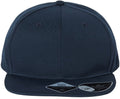 Atlantis Headwear Sustainable Flat Bill Cap-Apparel-Atlantis Headwear-Navy-Adjustable-Thread Logic 