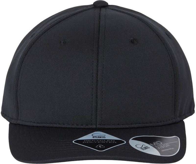 Atlantis Headwear Sustainable Honeycomb Cap-Apparel-Atlantis Headwear-Black-Adjustable-Thread Logic 