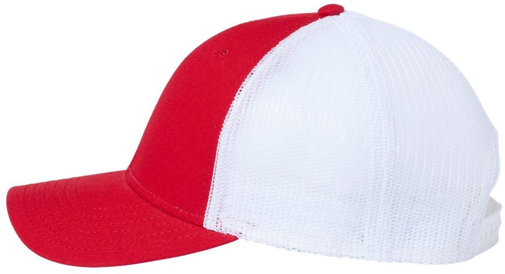 no-logo Atlantis Headwear Sustainable Recy Three Trucker Cap-Headwear-Atlantis Headwear-Thread Logic 