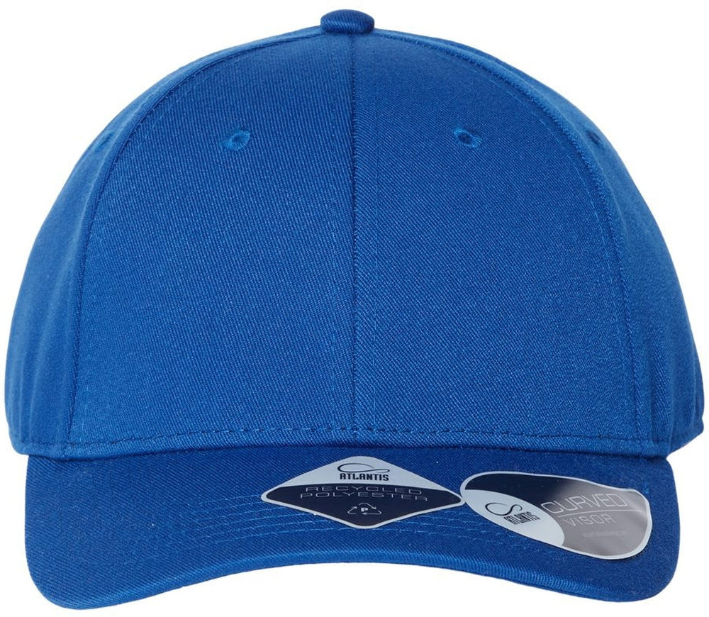 Atlantis Headwear Sustainable Structured Cap-Apparel-Atlantis Headwear-Royal-Adjustable-Thread Logic 