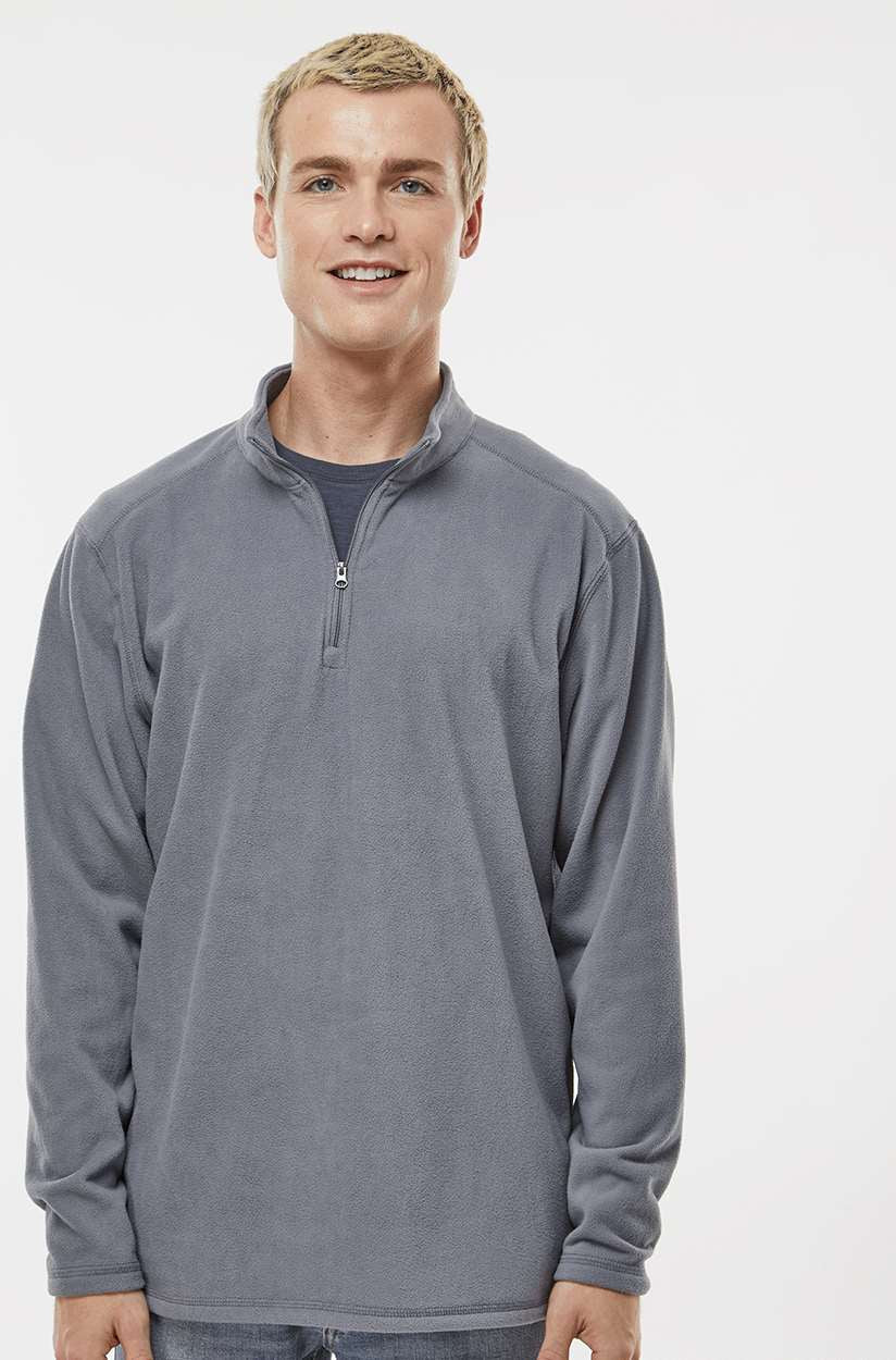 no-logo Augusta Eco Revive Micro-Lite Fleece Quarter-Zip Pullover-Augusta-Thread Logic