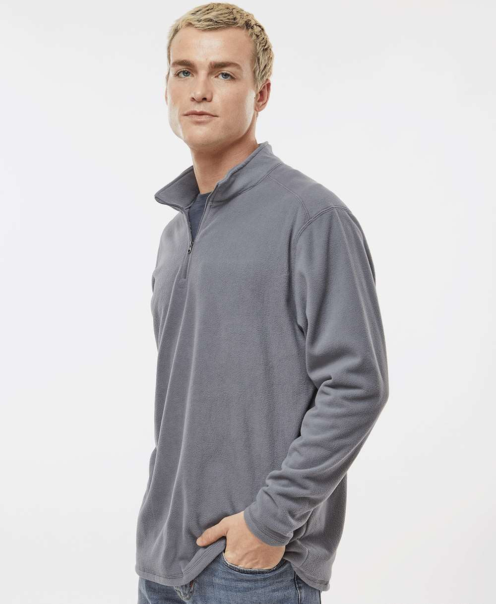no-logo Augusta Eco Revive Micro-Lite Fleece Quarter-Zip Pullover-Augusta-Thread Logic