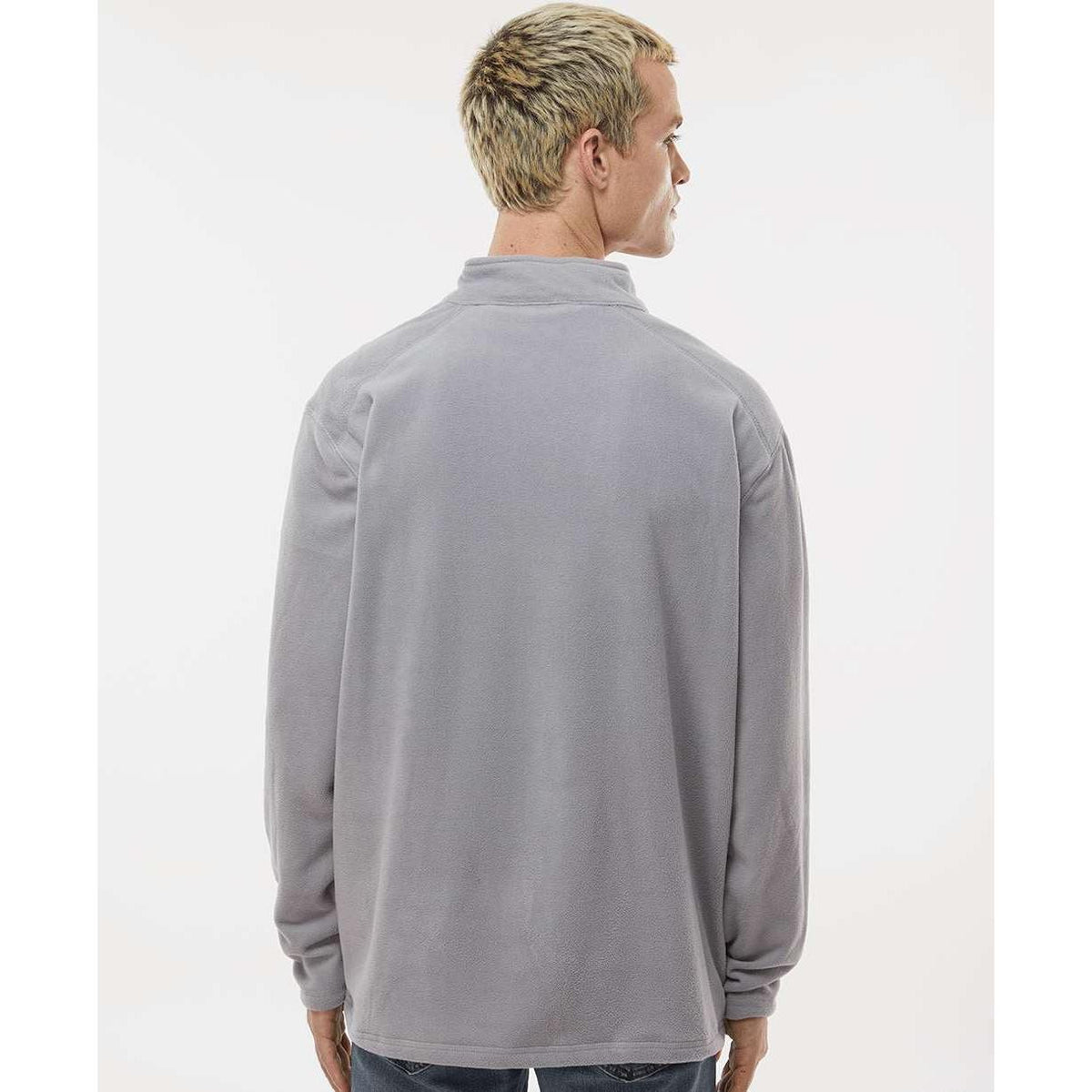 no-logo Augusta Eco Revive Micro-Lite Fleece Quarter-Zip Pullover-Augusta-Thread Logic