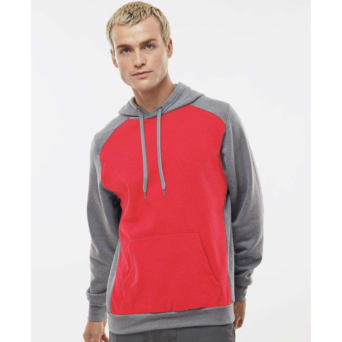 no-logo Augusta Eco Revive Three-Season Triblend Fleece Hooded Sweatshirt-Augusta-Thread Logic