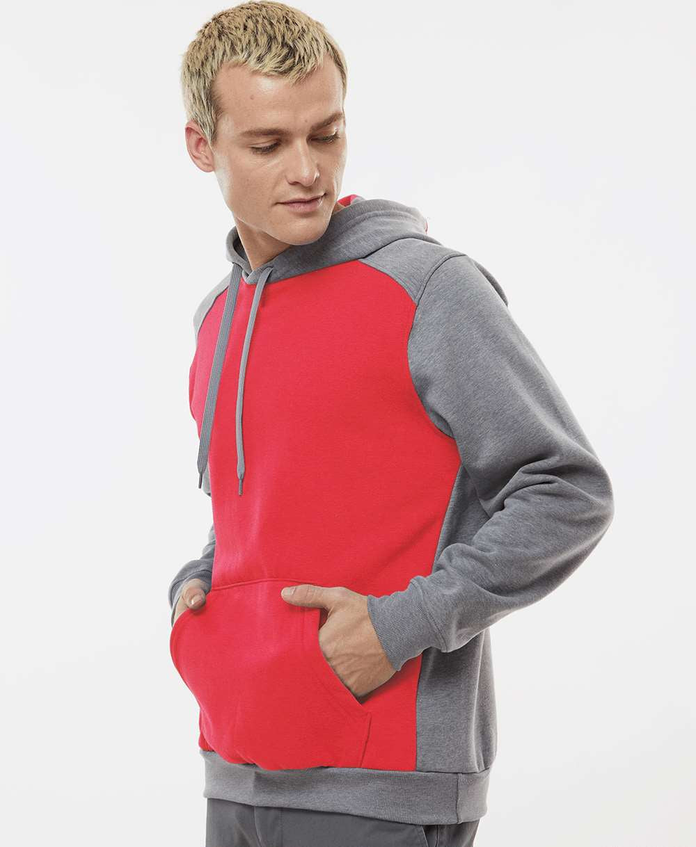 no-logo Augusta Eco Revive Three-Season Triblend Fleece Hooded Sweatshirt-Augusta-Thread Logic