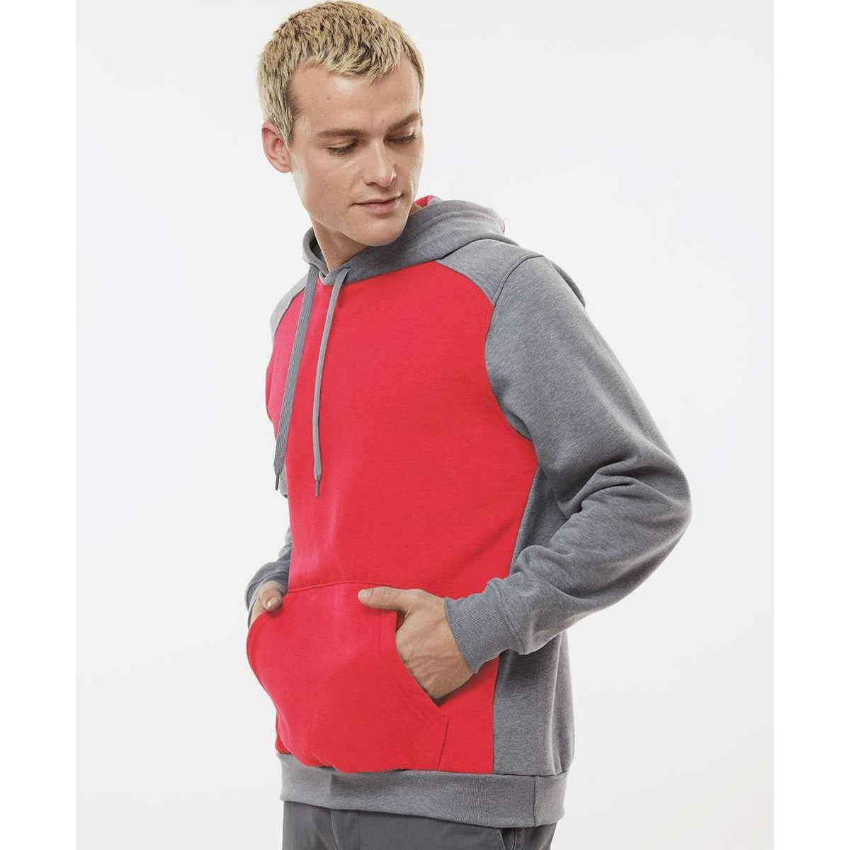 no-logo Augusta Eco Revive Three-Season Triblend Fleece Hooded Sweatshirt-Augusta-Thread Logic