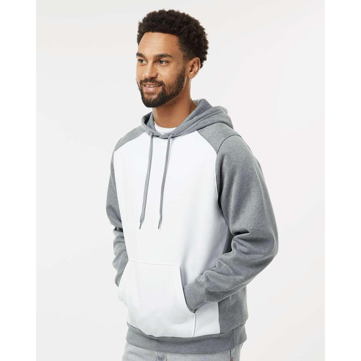 no-logo Augusta Eco Revive Three-Season Triblend Fleece Hooded Sweatshirt-Augusta-Thread Logic