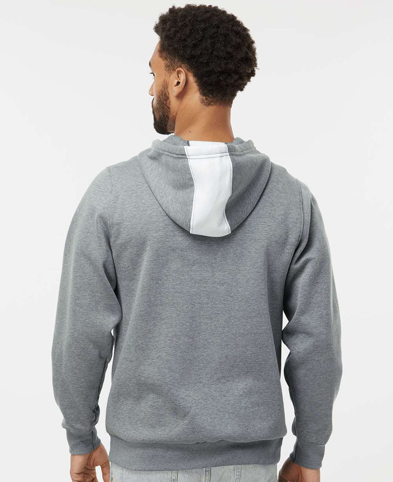 no-logo Augusta Eco Revive Three-Season Triblend Fleece Hooded Sweatshirt-Augusta-Thread Logic