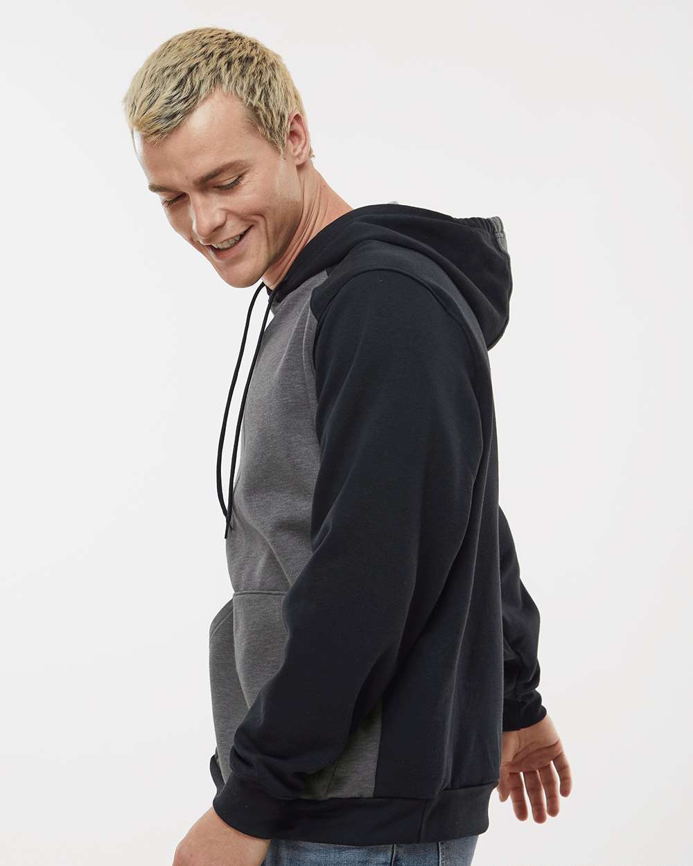 no-logo Augusta Eco Revive Three-Season Triblend Fleece Hooded Sweatshirt-Augusta-Thread Logic