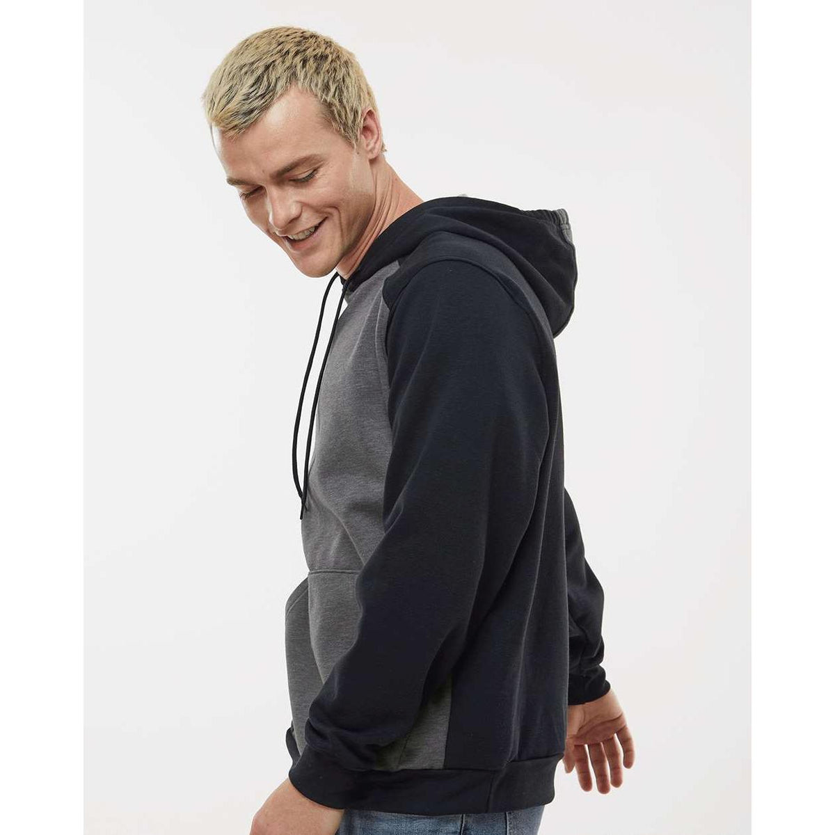 no-logo Augusta Eco Revive Three-Season Triblend Fleece Hooded Sweatshirt-Augusta-Thread Logic