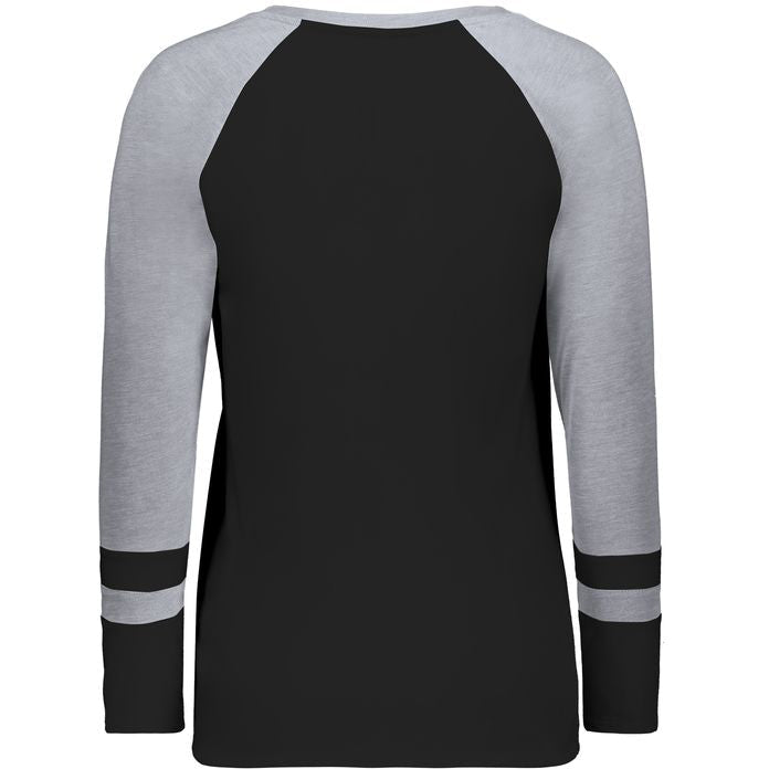 no-logo Augusta Ladies Fanatic 2.0 Long Sleeve Tee-Ladies T-Shirts-Augusta-Thread Logic