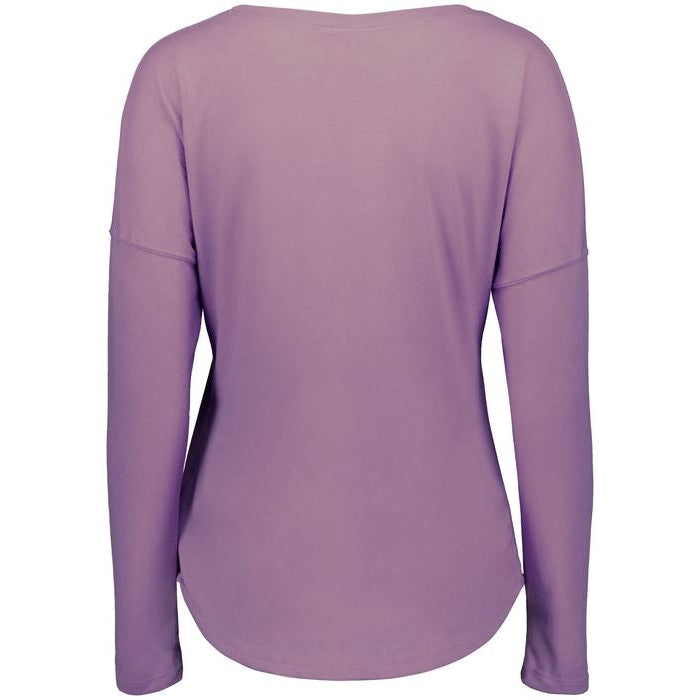 no-logo Augusta Ladies Lux Tri-Blend Long Sleeve Tee-Ladies T-Shirts-Augusta-Thread Logic