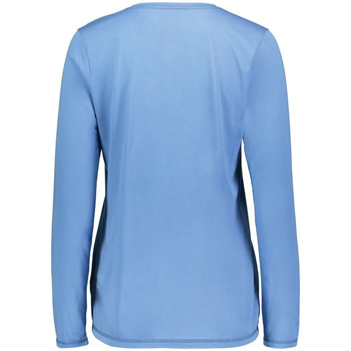 no-logo Augusta Ladies Super Soft-Spun Poly Long Sleeve Tee-Ladies T-Shirts-Augusta-Thread Logic