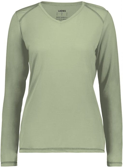 Augusta Ladies Super Soft-Spun Poly Long Sleeve Tee