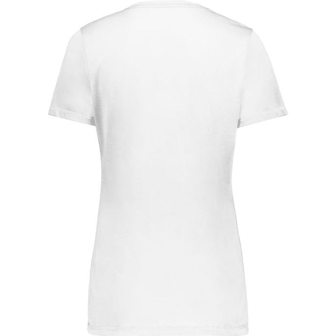 no-logo Augusta Ladies Super Soft-Spun Poly Tee-Ladies T-Shirts-Augusta-Thread Logic