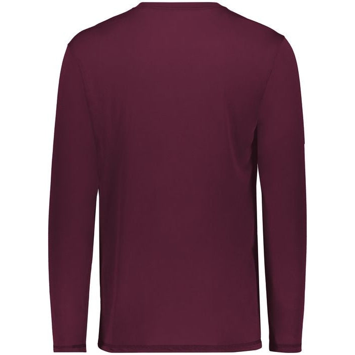 no-logo Augusta Super Soft-Spun Poly Long Sleeve Tee-Men's T-Shirts-Augusta-Thread Logic