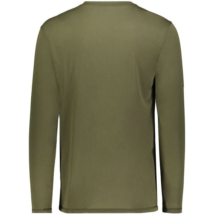 no-logo Augusta Super Soft-Spun Poly Long Sleeve Tee-Men's T-Shirts-Augusta-Thread Logic