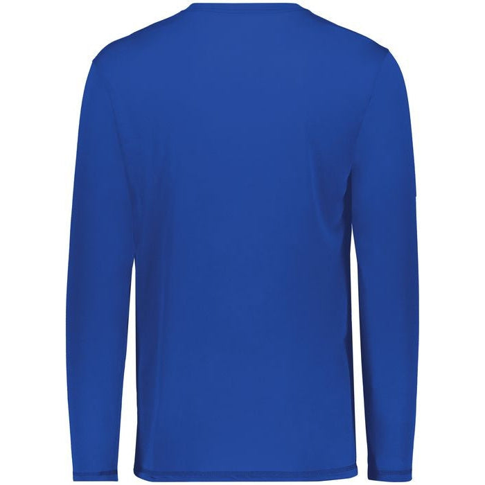 no-logo Augusta Super Soft-Spun Poly Long Sleeve Tee-Men's T-Shirts-Augusta-Thread Logic