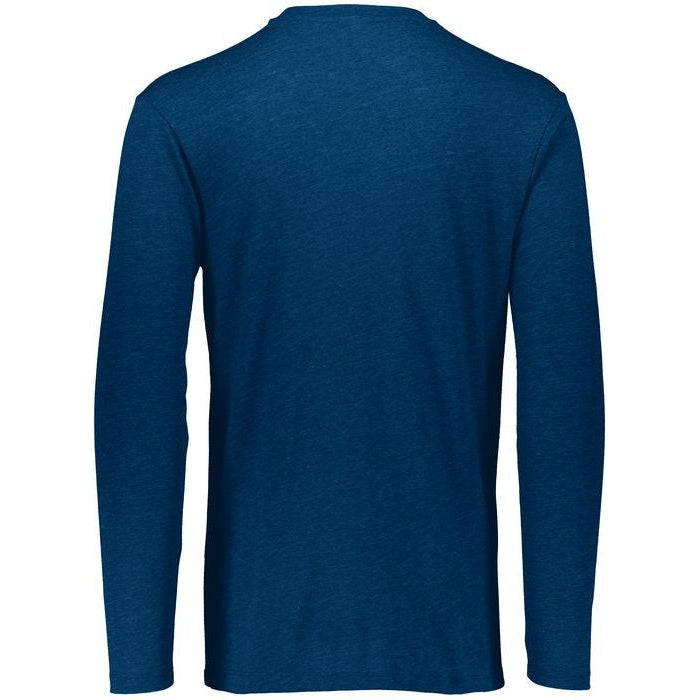 no-logo Augusta Tri-Blend Long Sleeve Tee-Men's T-Shirts-Augusta-Thread Logic