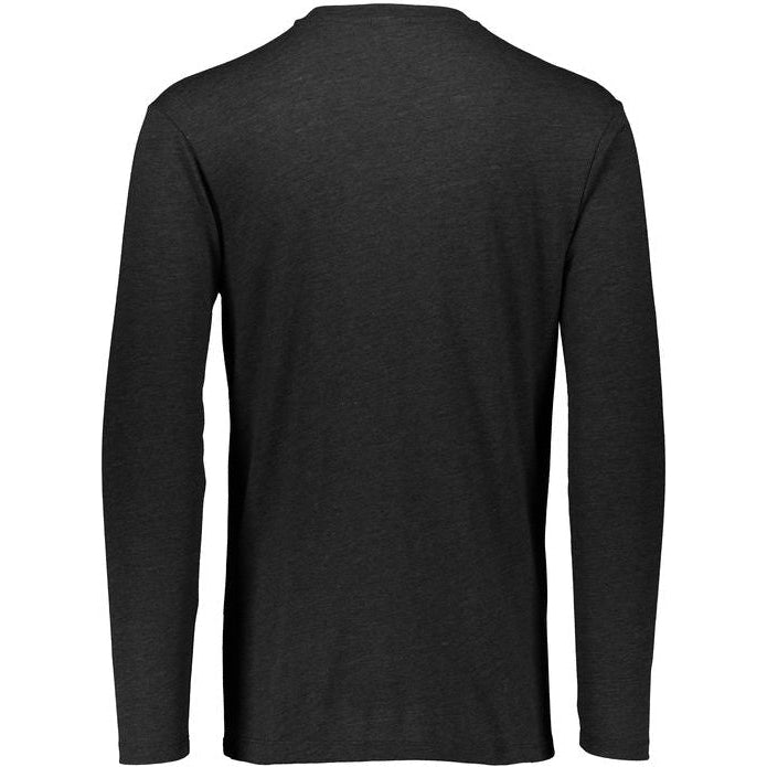 no-logo Augusta Tri-Blend Long Sleeve Tee-Men's T-Shirts-Augusta-Thread Logic