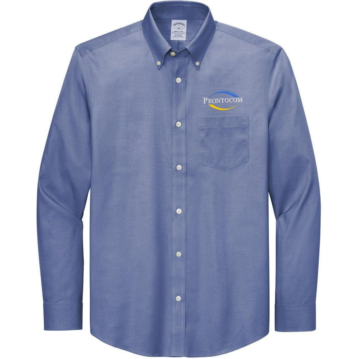 no-logo Brooks Brothers Wrinkle-Free Stretch Pinpoint Shirt-Regular-Brooks Brothers-Thread Logic