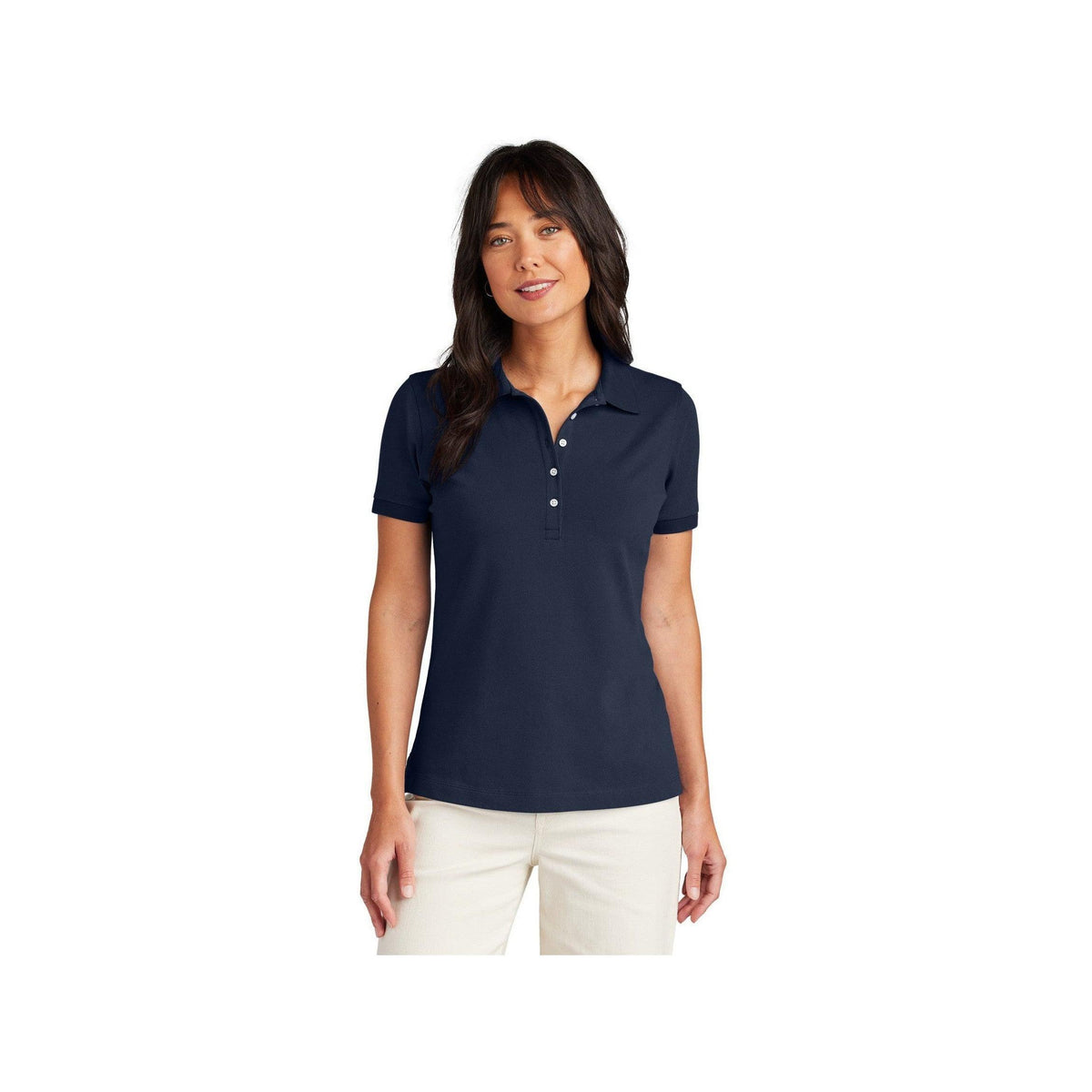 no-logo Brooks Brothers Ladies Pima Cotton Pique Polo-Brooks Brothers-Thread Logic
