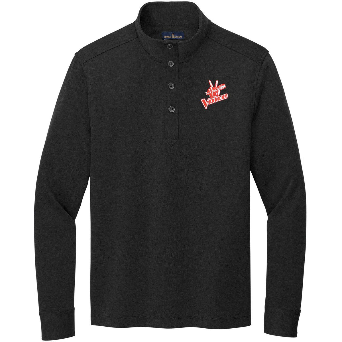 no-logo Brooks Brothers Mid-Layer Stretch 1/2-Button-Regular-Brooks Brothers-Thread Logic