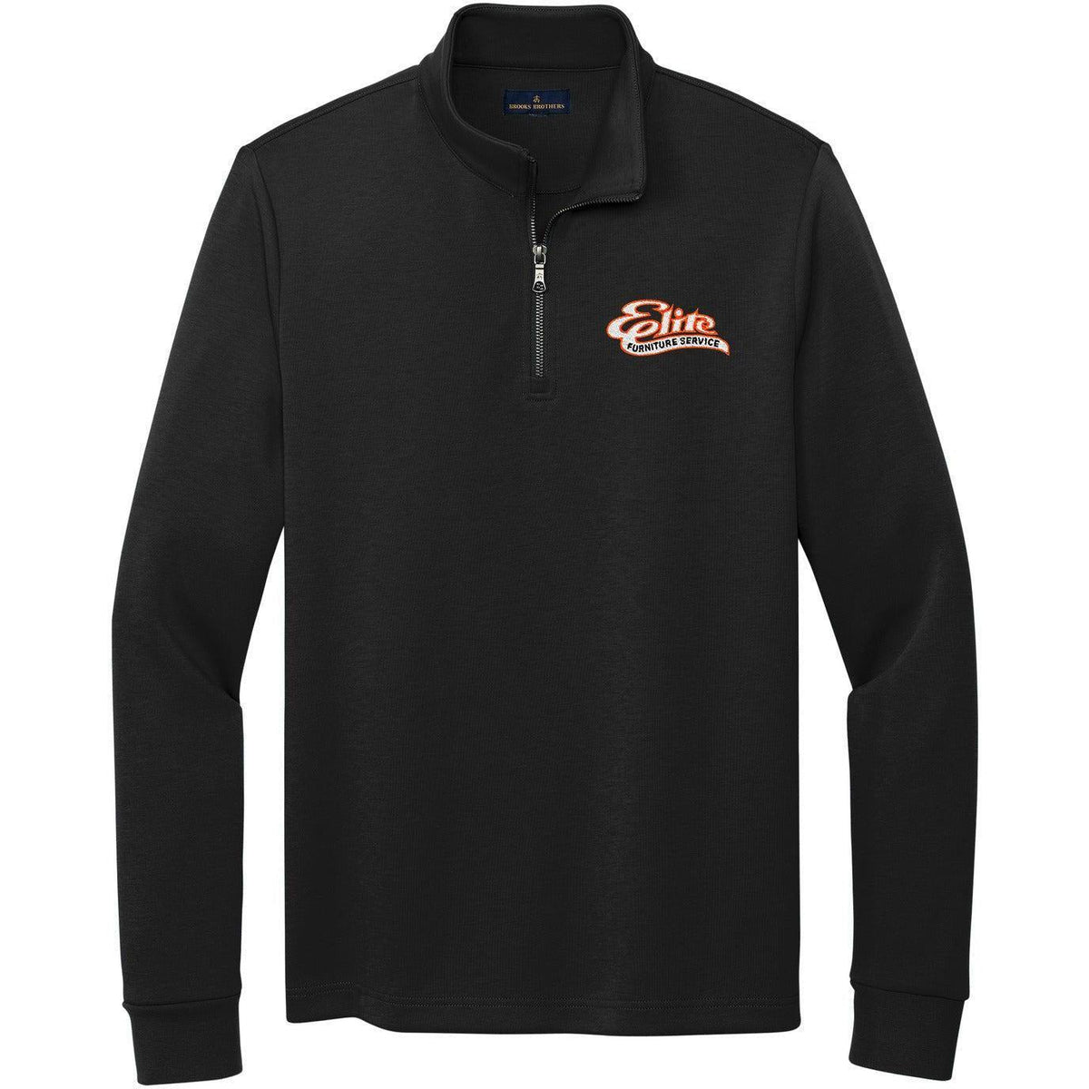 no-logo Brooks Brothers Double-Knit 1/4-Zip-Regular-Brooks Brothers-Thread Logic