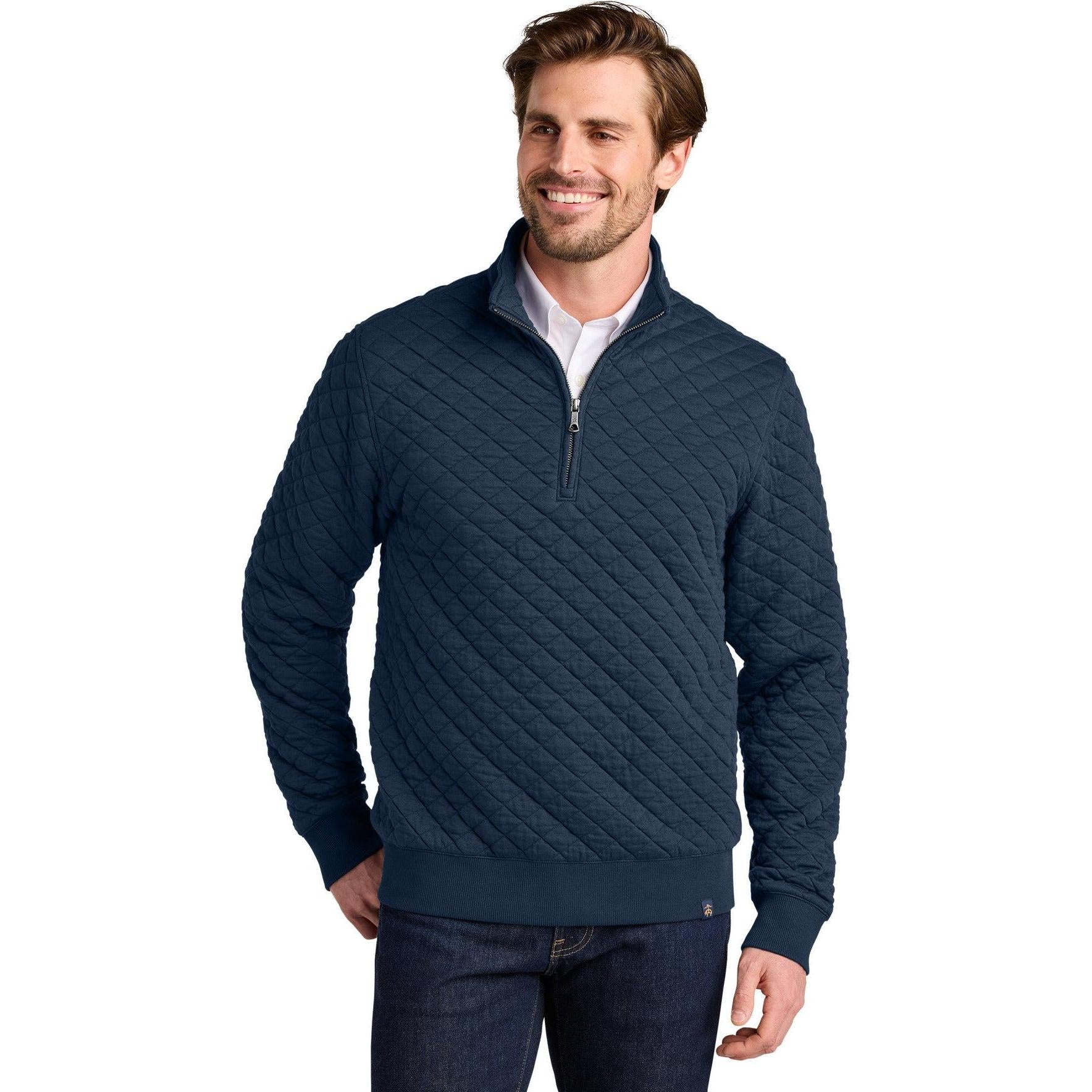 Brooks Brothers Diamond Quilt 1/4-Zip