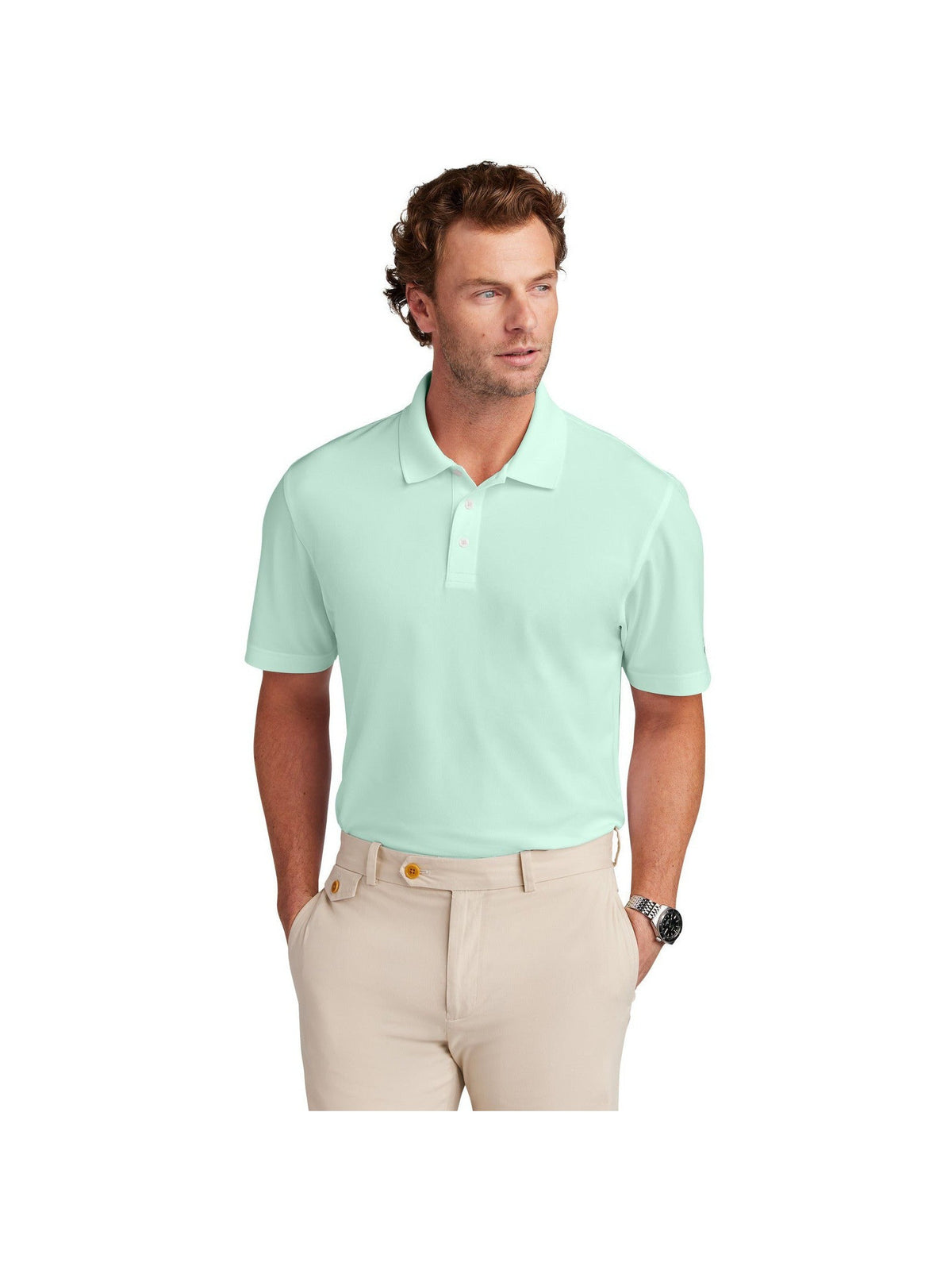 Brooks Brothers Mesh Pique Performance Polo Thread Logic