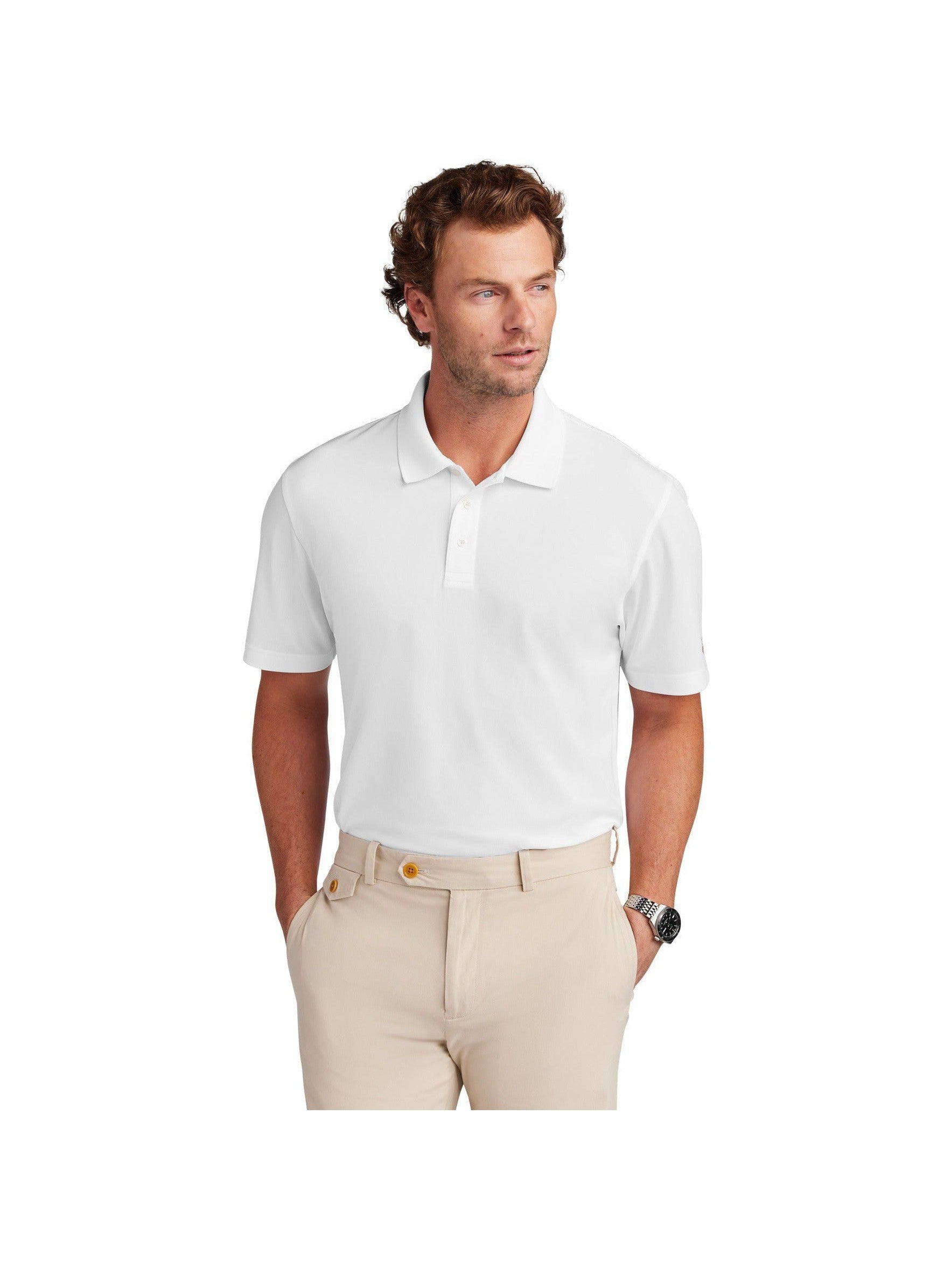 no-logo Brooks Brothers Mesh Pique Performance Polo-Brooks Brothers-Thread Logic