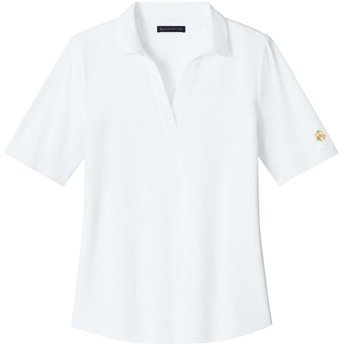 Brooks Brothers Women's Pinpoint Pique Polo