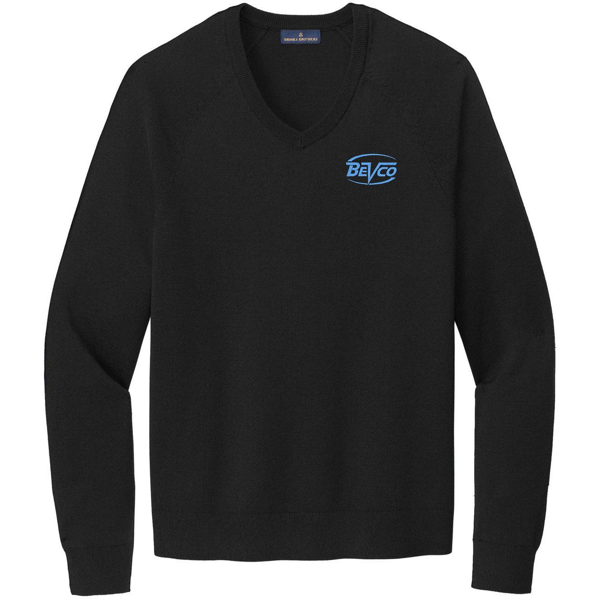 no-logo Brooks Brothers Cotton Stretch V-Neck Sweater-Regular-Brooks Brothers-Thread Logic