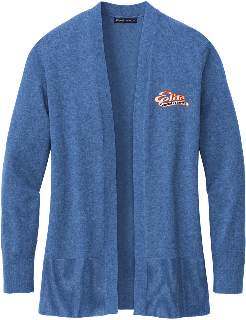 no-logo Brooks Brothers Ladies Cotton Stretch Long Cardigan Sweater-Regular-Brooks Brothers-Thread Logic
