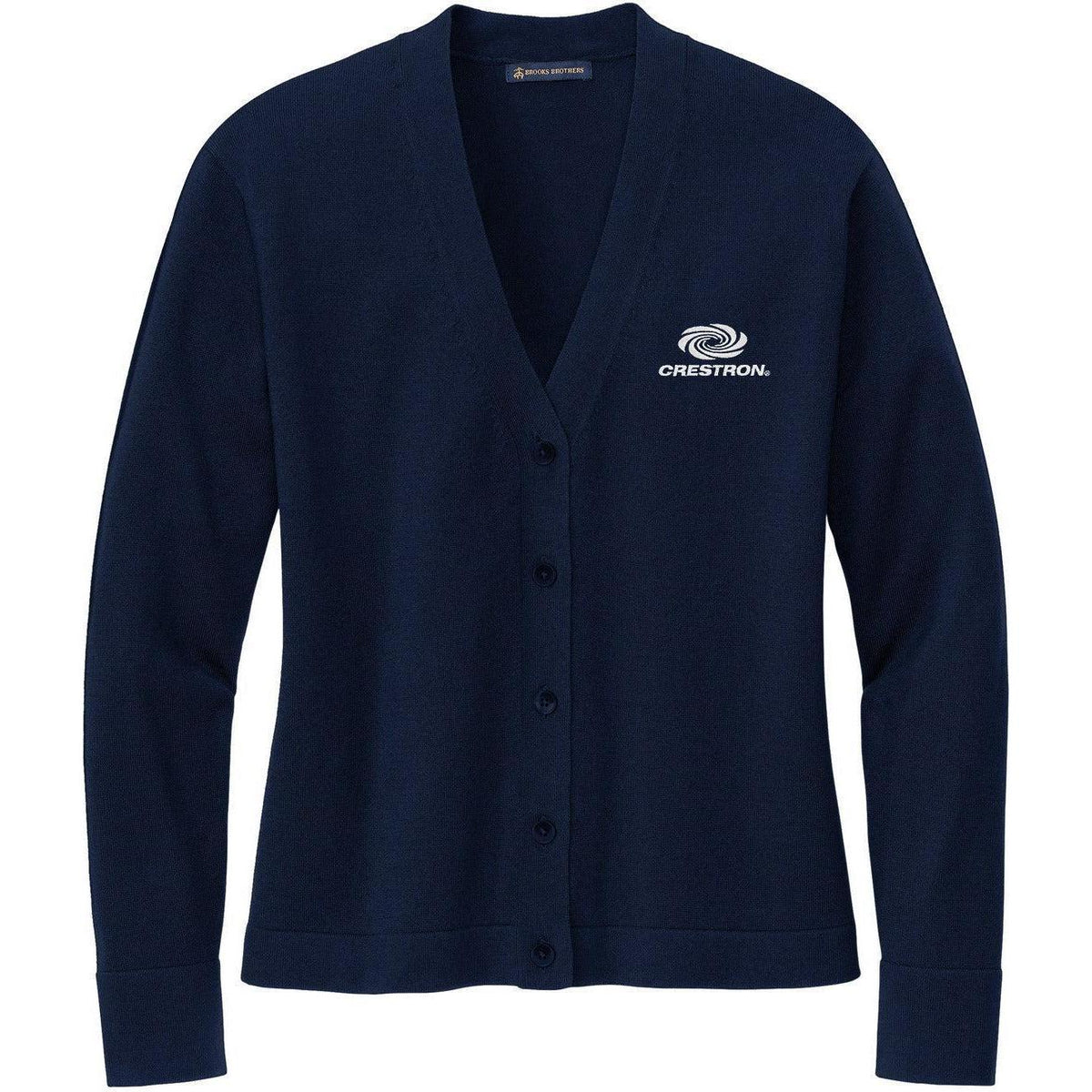 no-logo Brooks Brothers Ladies Cotton Stretch Cardigan Sweater-Regular-Brooks Brothers-Thread Logic