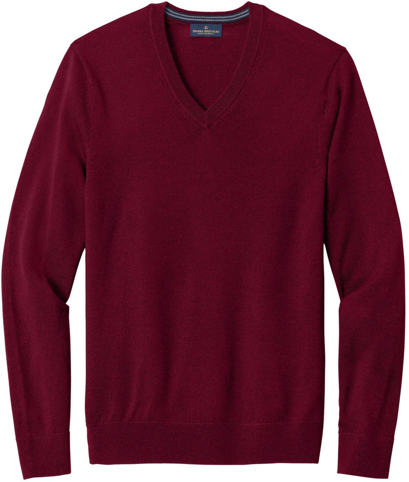 OUTLET-Brooks Brothers Washable Merino V-Neck Sweater