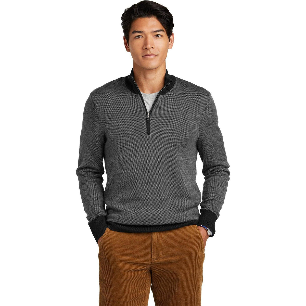 no-logo Brooks Brothers Washable Merino Birdseye-Brooks Brothers-Thread Logic