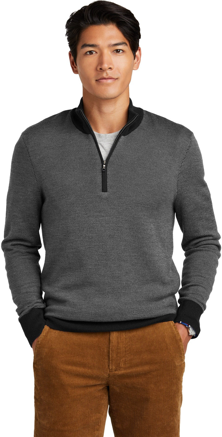 no-logo Brooks Brothers Washable Merino Birdseye-Brooks Brothers-Thread Logic