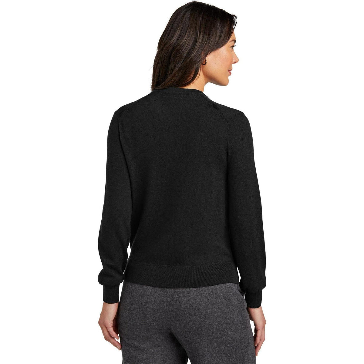 no-logo Brooks Brothers Women's Washable Merino Cardigan Sweater-Brooks Brothers-Thread Logic