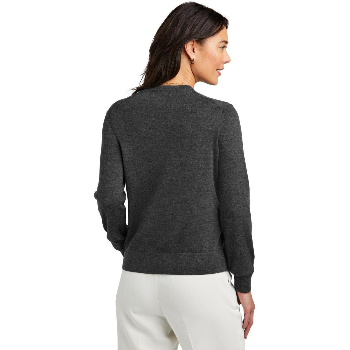 no-logo Brooks Brothers Women's Washable Merino Cardigan Sweater-Brooks Brothers-Thread Logic