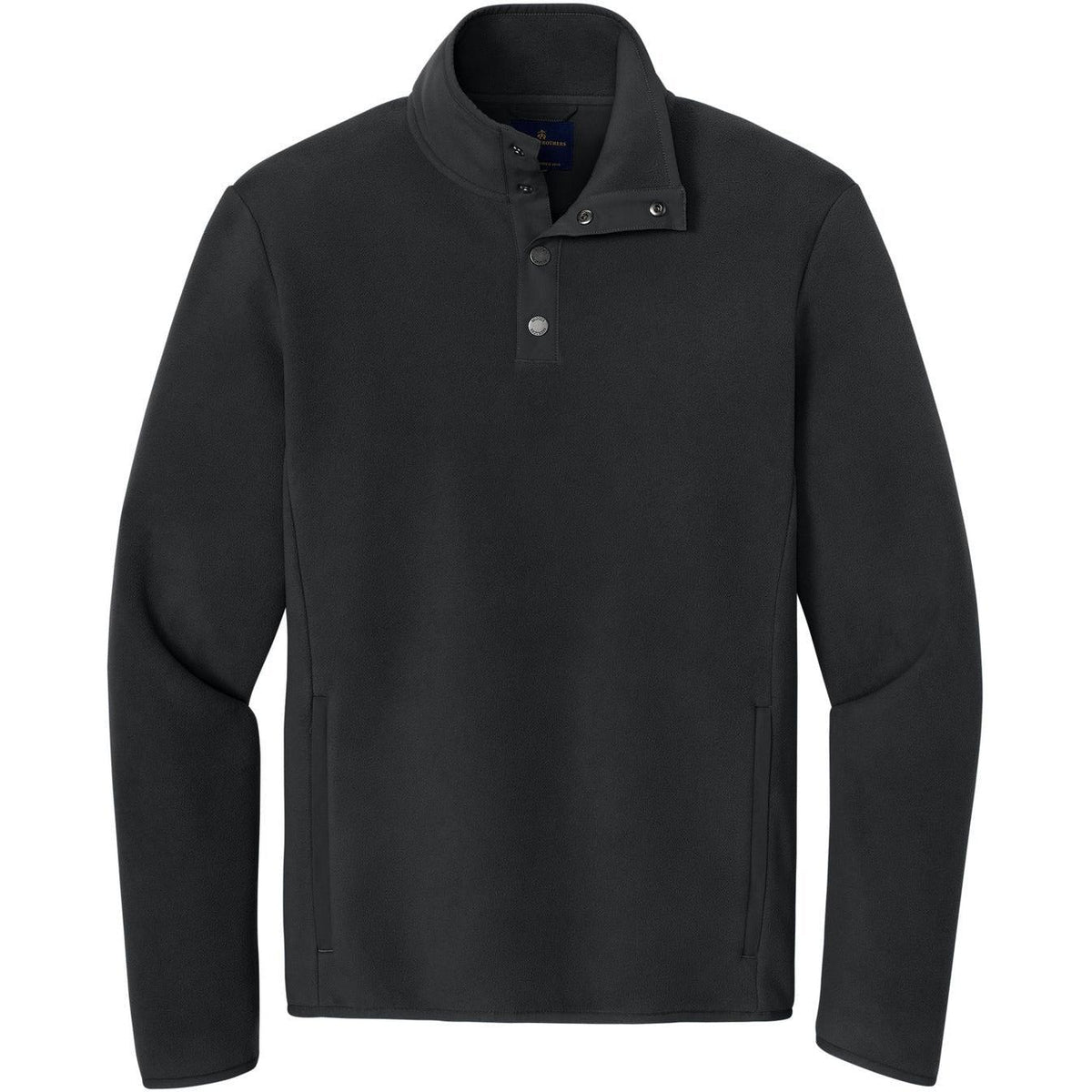 no-logo Brooks Brothers Fleece 1/4-Snap Neck
