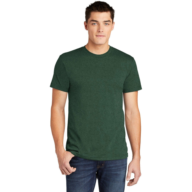 no-logo CLOSEOUT - American Apparel Poly-Cotton T-Shirt-American Apparel-Heather Forest-XS-Thread Logic