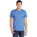 no-logo CLOSEOUT - American Apparel Poly-Cotton T-Shirt-American Apparel-Heather Lake Blue-XS-Thread Logic