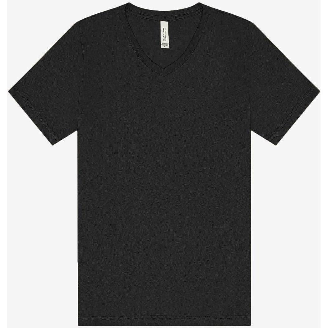 no-logo Bella+Canvas Triblend Short Sleeve V-Neck Tee
