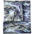 no-logo CLOSEOUT - Port & Company Core Fleece Camo Sweatshirt Blanket-Port & Company-Woodland Blue Camo-OSFA-Thread Logic