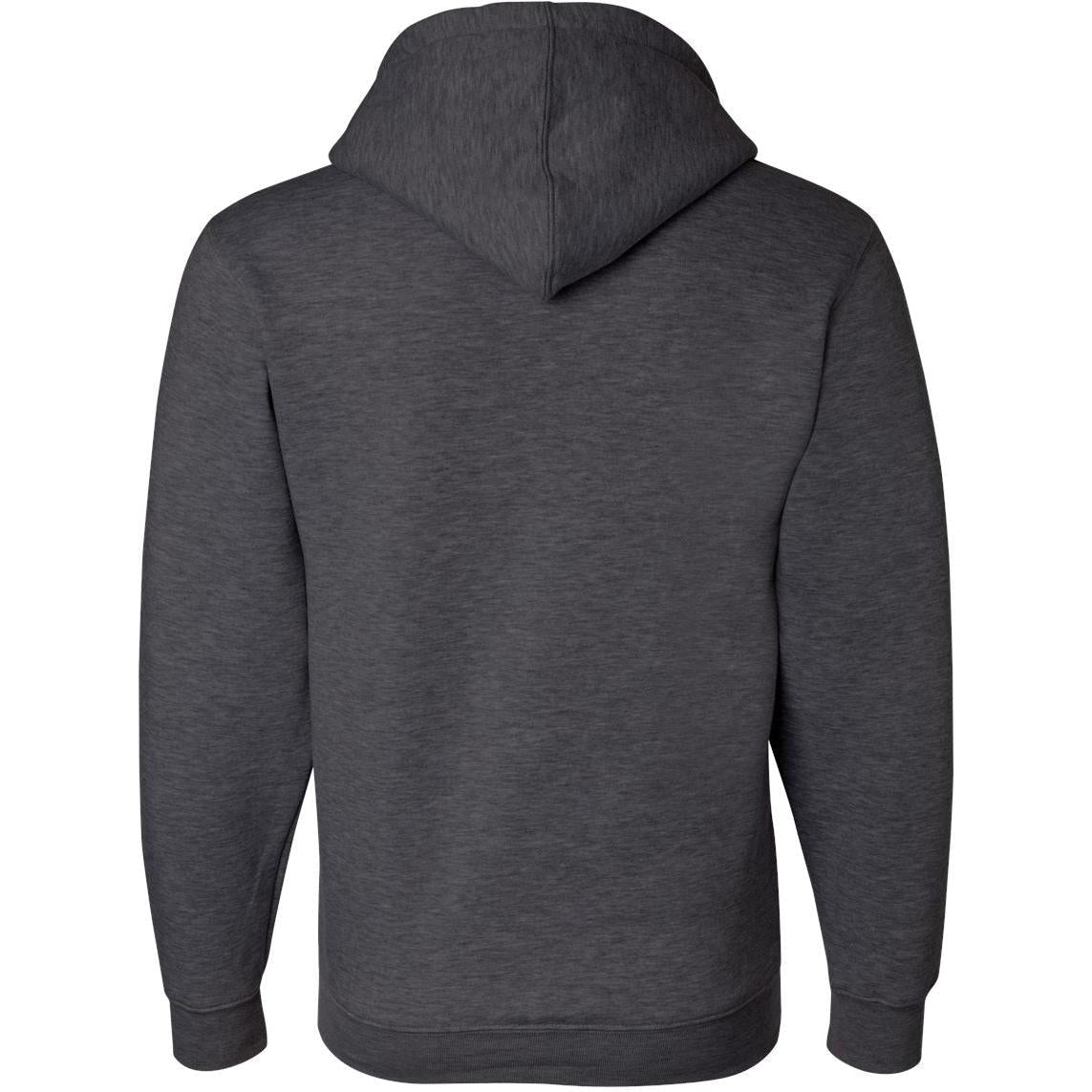 no-logo Bayside USA-Made FullZip Hooded Sweatshirt-Full Zips-Bayside-Thread Logic
